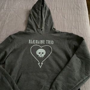 Alkaline Trio Classic Heartskull Hoodie, Unisex M